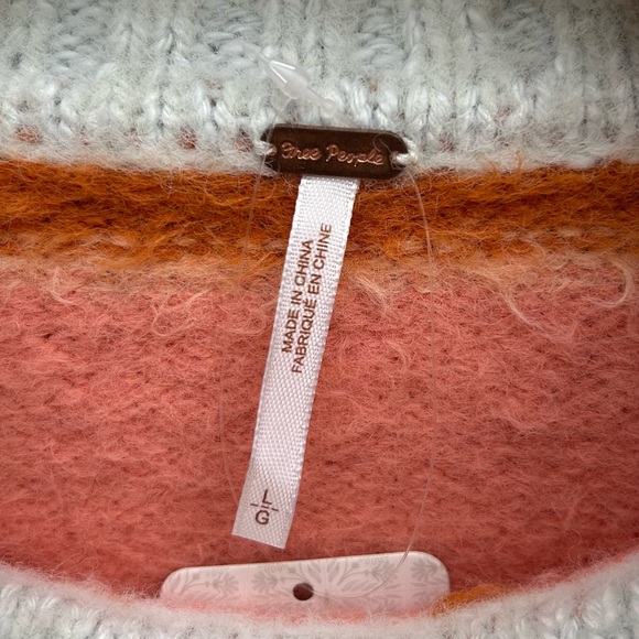 NWT Free People Sofie Sweater Set Original Combo Peach L - Picture 7 of 16